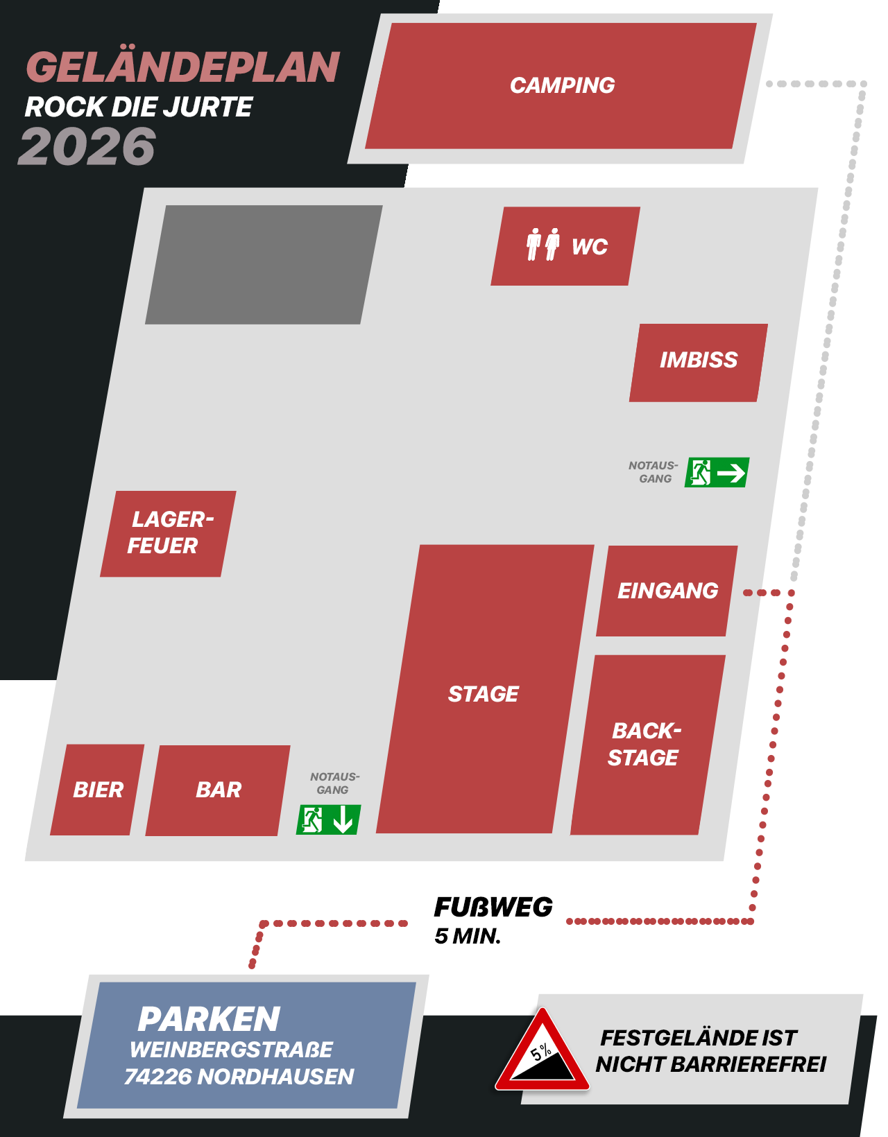 Gelände in der Übersicht