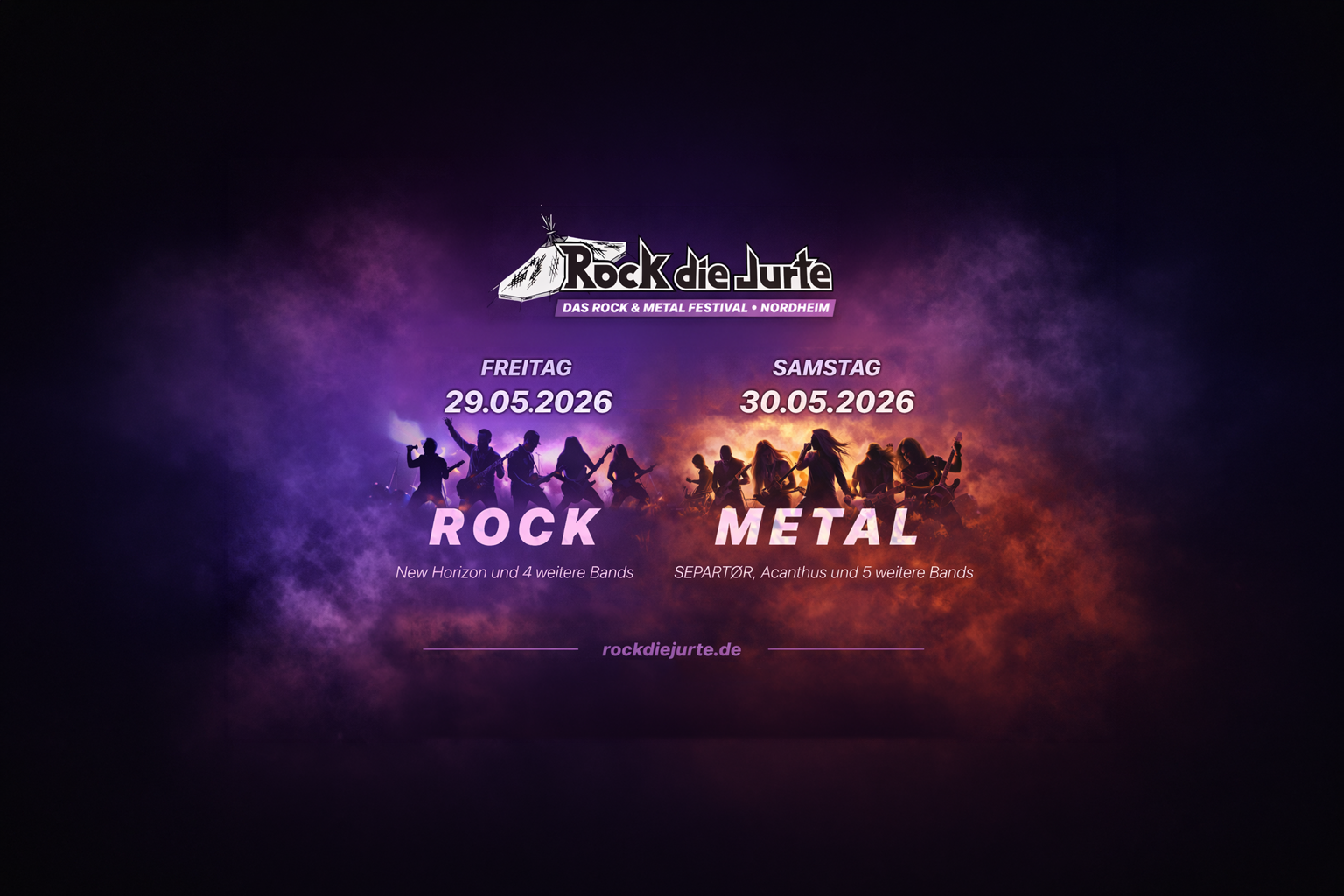 Ankündigung Rock die Jurte 2026
